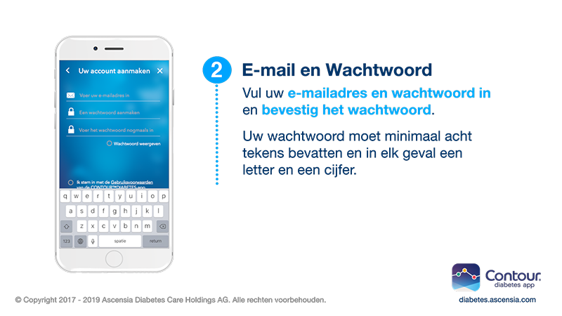 Voer uw geboortedatum, e-mailadres en wachtwoord in wanneer u hierom wordt gevraagd